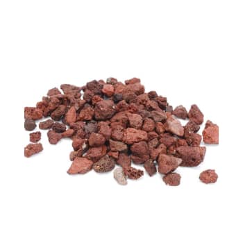 Piedra volcanica roja