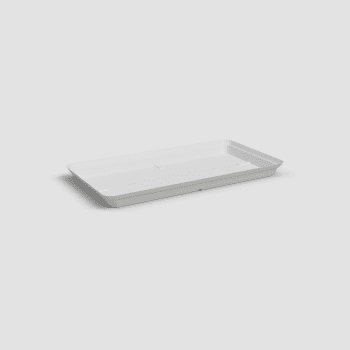 Plato de plástico Artevasi blanco Capri rectangular