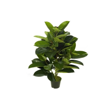 Planta de ficus rubber artificial