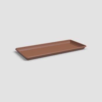 Plato de plástico Artevasi terracota Venezia rectangular