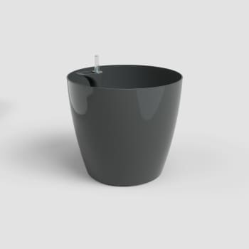 Maceta de autorriego Artevasi antracita San Remo