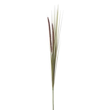 Rama junco grass cattail rojo artificial