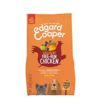 Pienso de pollo sin cereales para perros adultos Edgard&Cooper