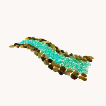 Río con piedras para Belén