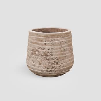 Maceta de Barro Delta Campana Rings - Herstera