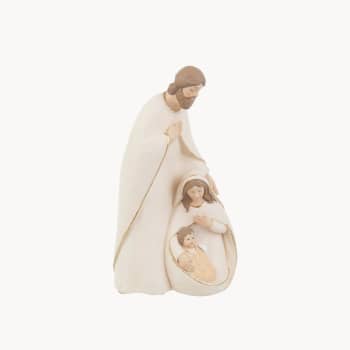 Nacimiento decorativo blanco 23,5 cm para Belén