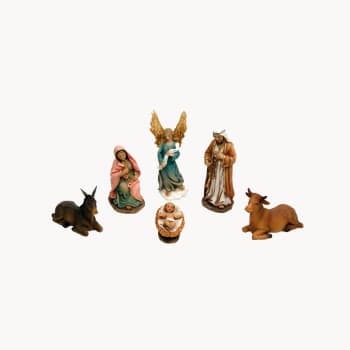 Nacimiento en resina 8 cm para Belén