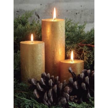 Vela Cerabella Rustic Candles dorada
