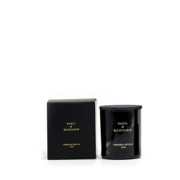 Vela perfumada en vaso crema de 230gr basil & mandarin