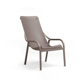 Silla de jardín Nardi NET LOUNGE gris pardo