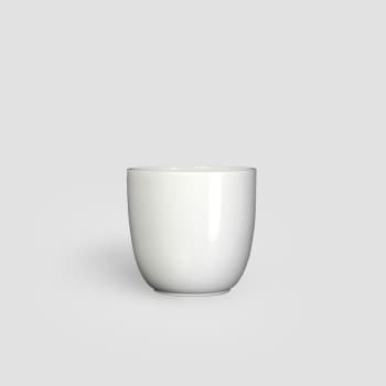 Maceta de Interior Tusca blanco mate