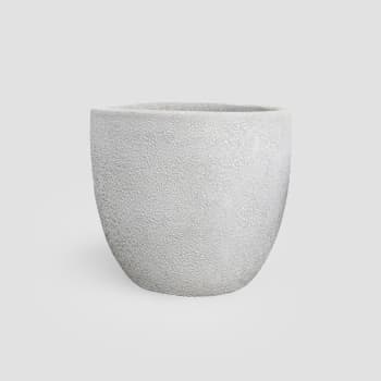 Maceta Fronda Angkor blanco (Campana)
