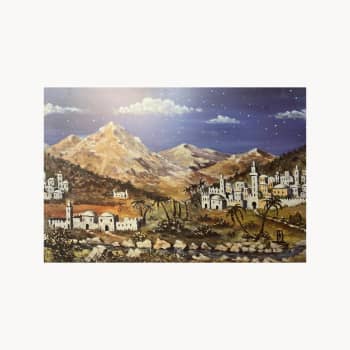 Fondo de paisaje 70×100 cm para Belén