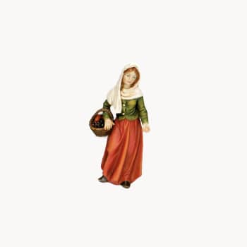 Pastora con cesta 11 cm para Belén