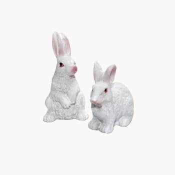 Set conejos en resina 3,5 cm para Belén