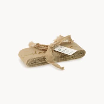 Cinta de Algodón Beige 3.5 cm x 5 m