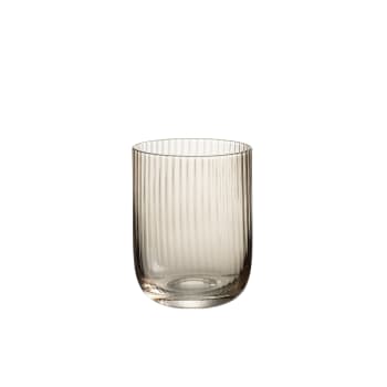 Vaso para Agua de Cristal ámbar