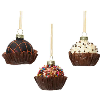 Bola para Árbol de Navidad Dulce Cupcake