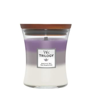 Vela perfumada WoodWick Trilogy Amethyst Sky (Medium)