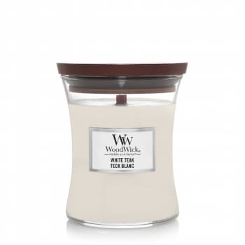 Vela perfumada WoodWick Core White Teak (Medium)