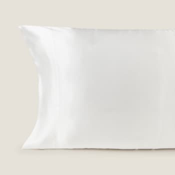 Funda de almohada de seda y algodón satén Silkcot95