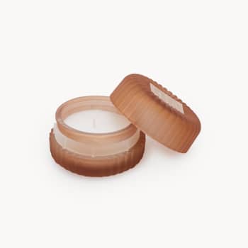 Vela perfumada jazmín marrón Ø8 cm