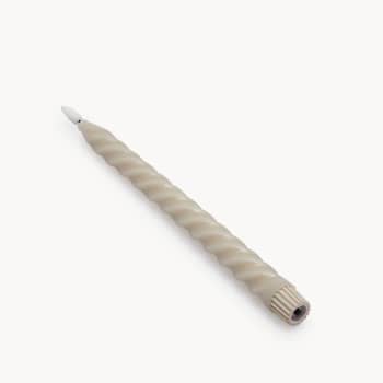 Vela LED táctil gris 29 cm (EDG)