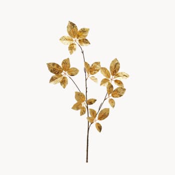 Rama artificial de haya dorada clara 86 cm