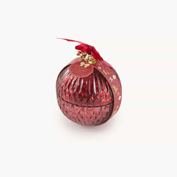 Vela perfumada esfera roja Ø8 cm