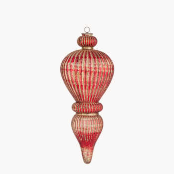 Bola Oliwia Roja para Colgar D21.5x51 cm