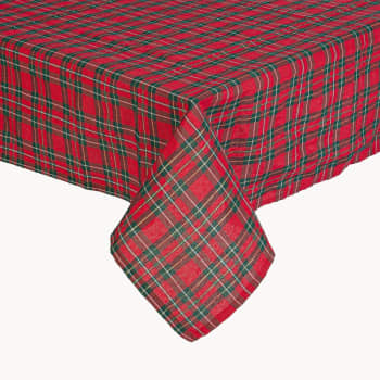 Camino de Mesa Tartán Rojo Heritage 140x240 cm