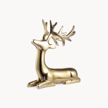 Reno Glower Sentado Dorado 5x14x15.5 cm