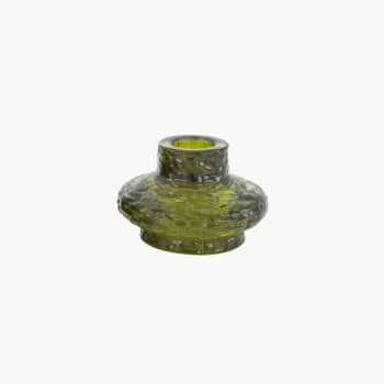 Portavelas relieve verde surtido 5,5 cm