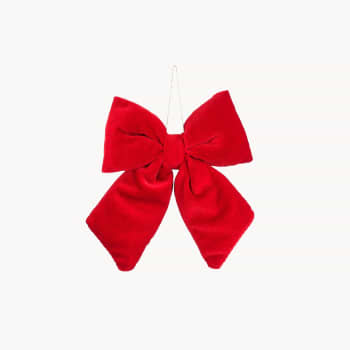 Colgante Lazo Rojo de Terciopelo