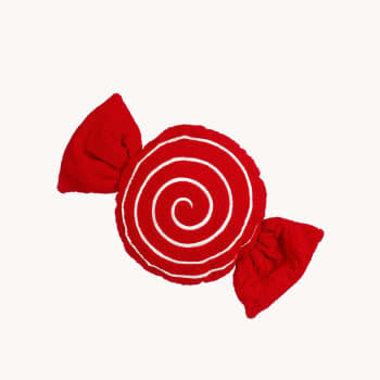 Cojín Caramelo Redondo Rojo 1140207