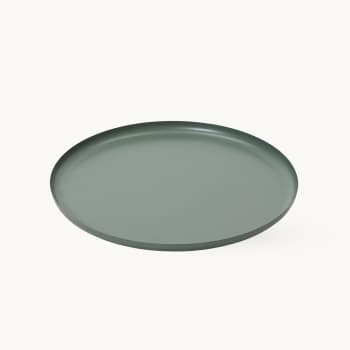 Plato de Metal Verde D42 (42 cm) 389795