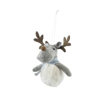 Reno Peluche Navideño para Colgar Surtido (8x11x12 cm)