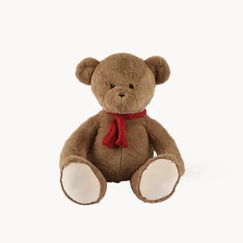 Peluche Oso con Bufanda Roja