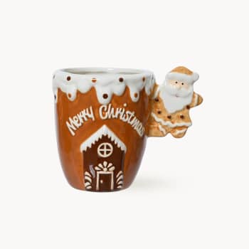 Mug "M. Christmas" con Caramelo Surtido H10.5 cm - 604116