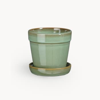 Maceta de Interior Mica Clint verde