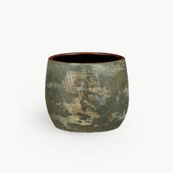 Maceta de Interior Mica Olaf verde claro