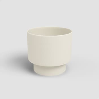 Maceta de Interior Artevasi Nysa crema mate