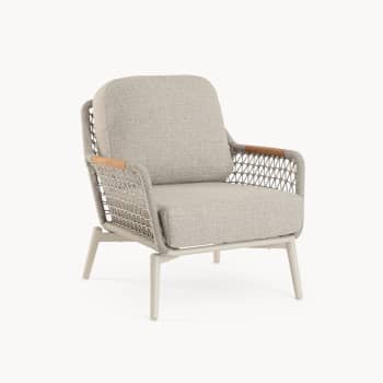 Sillón butaca de jardín Bizzotto EULERO gris