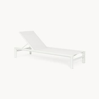 Tumbona Bizzotto SKIPPER blanca