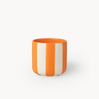 Maceta de Interior J-Line Circus naranja