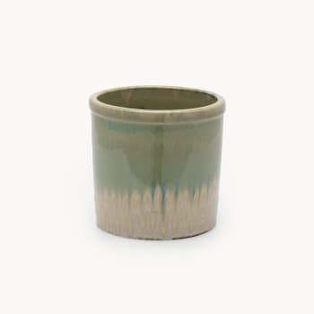 Maceta de Interior EDG Vidriado verde