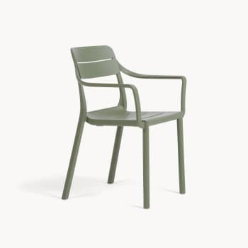 Silla de jardín Nardi CASSIA cactus con brazos