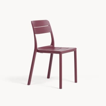 Silla de jardín Nardi CASSIA borgogna