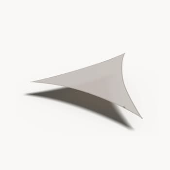 Toldo-vela de sombreo Platinum triangular greige
