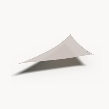 Toldo-vela de sombreo Platinum triangular 90º greige